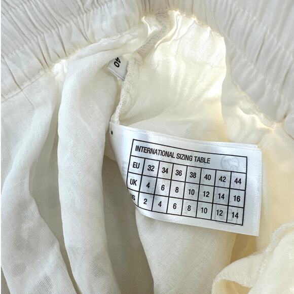 Essentiel Antwerp Off White Femano Broderie Anglaise  Short Size 40 | US 10 - Picture 7 of 11